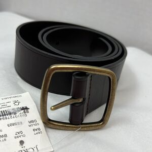 J. Crew Factory bw731 Wide Leather Belt For Men  size 34 NWT